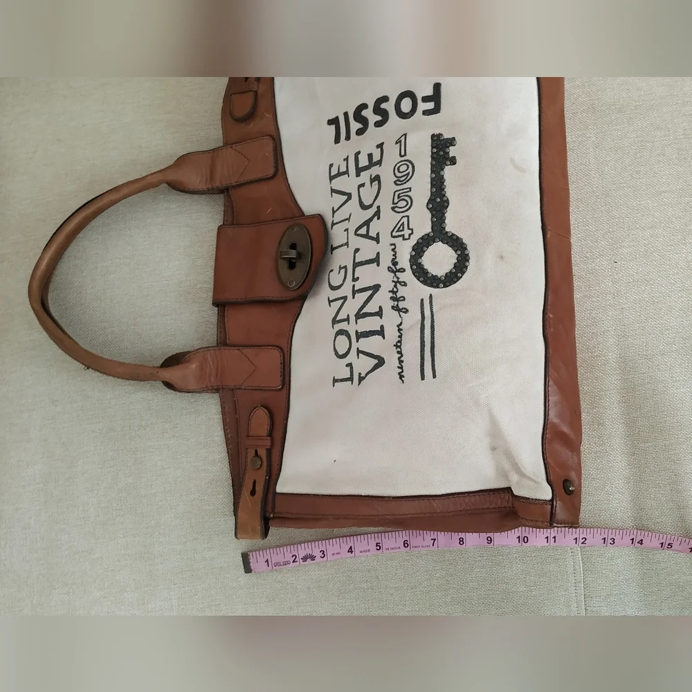 Fossil Tote Long live Vintage weekender Tote - Picture 5 of 17